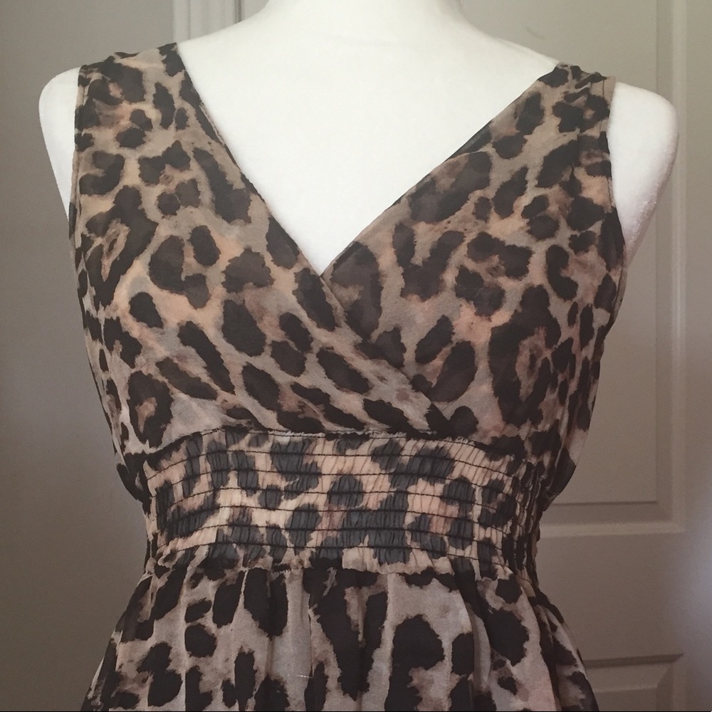 Leopard print dress costume Size 12/14 girls